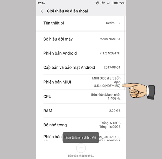 Kích hoạt tính năng
